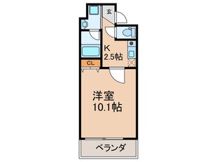 シャレ－天王寺の物件間取画像